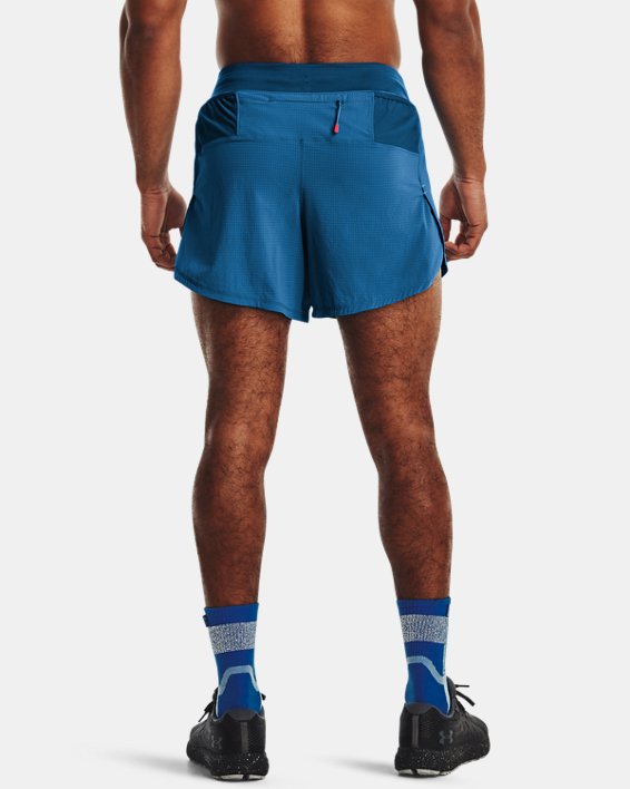Herren UA SpeedPocket Trail Shorts, Blue, pdpMainDesktop image number 1